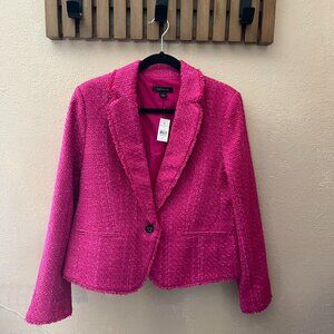 Ann Taylor Hot Pink Blazer Size 10